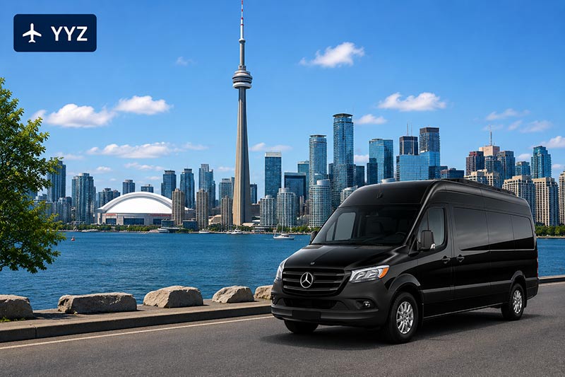 Toronto Airport passenger van rental YYZ